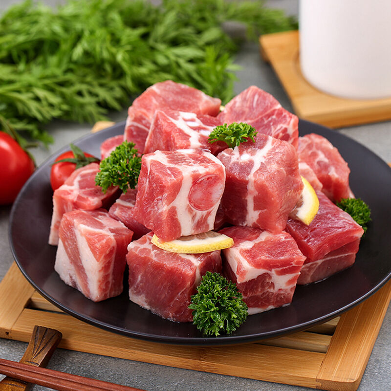 龙大精品龙大肉食 精品猪肋排块500g*2袋