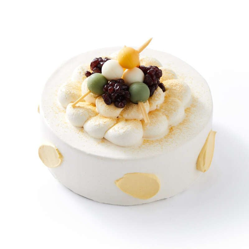 派悦坊"豆粉团子"糯糯夹心戚风蛋糕6英寸